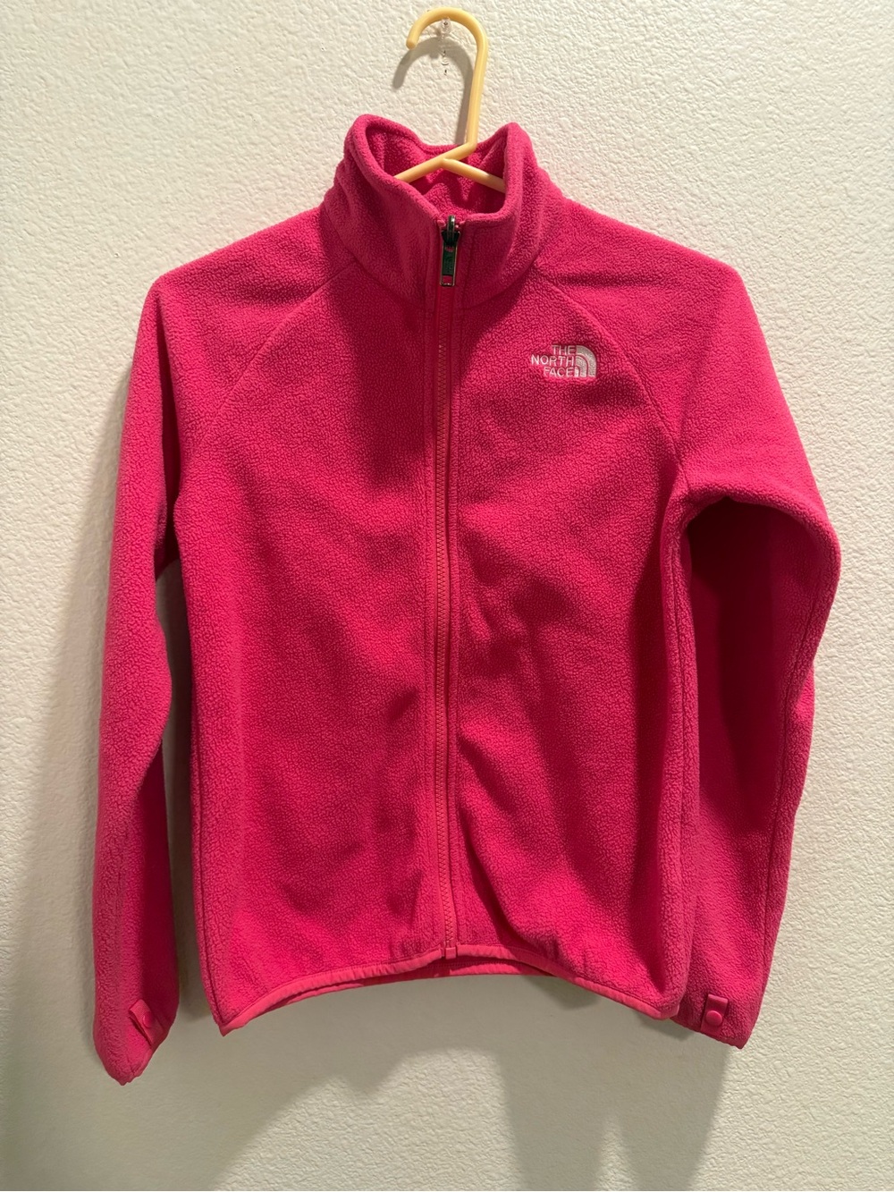The North Face Hot Pink Full-Zip Fleece Jacket